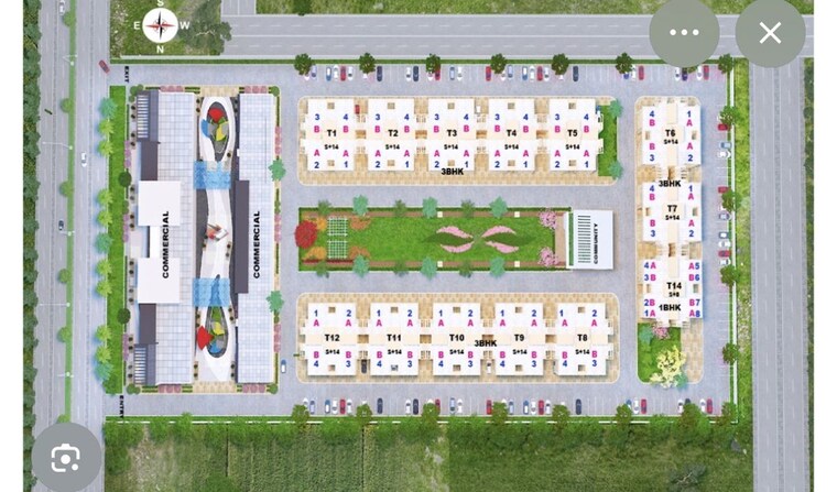 Master Plan, s3-green-avenue 3 Bedroom 645 Sq.Ft. Apartment In Sector 85 Faridabad 10581884