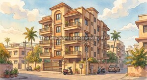 Apartment – Exterior View View at Digvijay Plot - for Sale
