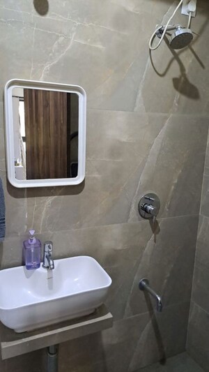 Bathroom in 3 BHK Apartment at Chandak Stella, Goregaon West – for Rent