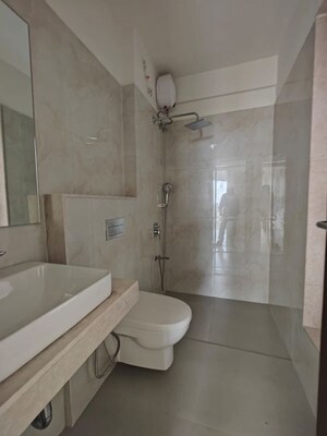 Bathroom in 3 BHK Apartment at Seawoods – for Rent