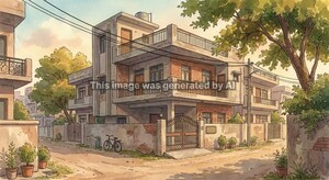  Builder Floor – Exterior View View at Rampuri - for Sale