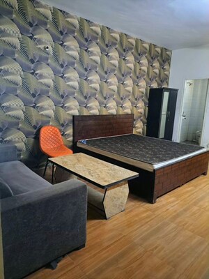 Bedroom in 1 RK Builder Floor at Radhey Krishna Orchid, Sector 101 – for Rent
