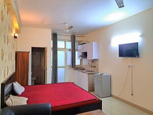 Bedroom in 1 RK Builder Floor at Radhey Krishna Orchid, Sector 101 – for Rent