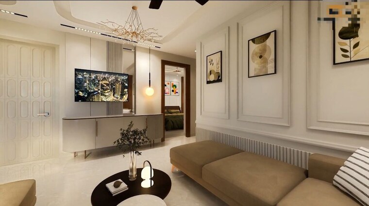 Living Room, sector 63a 3 Bedroom 179 Sq.Yd. Builder Floor In Sector 63a Gurgaon 10122205