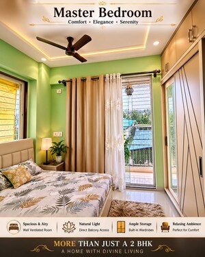 Master Bedroom in 2 BHK Apartment at Cielo Apartment, Uran – for Sale