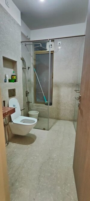 Bathroom in 3 BHK Apartment at Marathon Monte South, Byculla West – for Rent