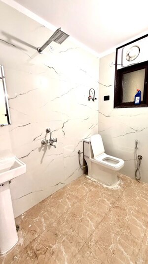 Bathroom in 1 BHK Apartment at Freedom Fighters Enclave – for Rent