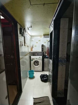 Bathroom in 1 RK Apartment at Gokuldham Complex, Goregaon East – for Rent