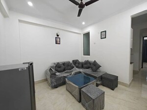 Living Room in 1 BHK Apartment at Freedom Fighters Enclave – for Rent