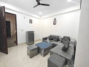 Living Room in 1 BHK Apartment at Freedom Fighters Enclave – for Rent