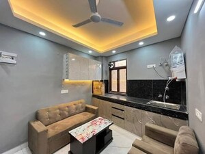 Living Room in 1 BHK Apartment at Freedom Fighters Enclave – for Rent