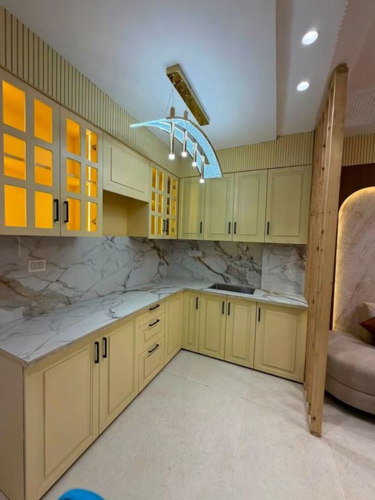Kitchen, uttam nagar 3 Bedroom 905 Sq.Ft. Builder Floor In Uttam Nagar Delhi 10582197