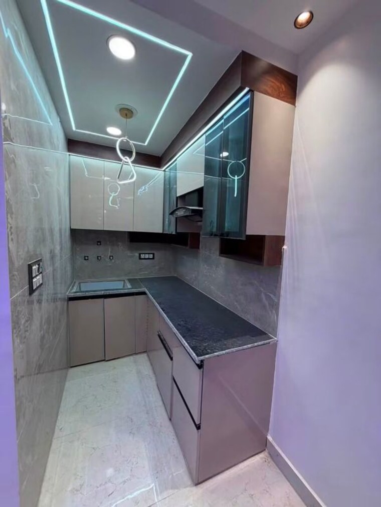 Kitchen, uttam nagar 2 Bedroom 452 Sq.Ft. Builder Floor In Uttam Nagar Delhi 10582206