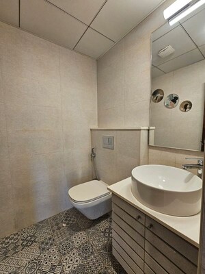 Bathroom in 3 BHK Apartment at Richmond Town – for Rent
