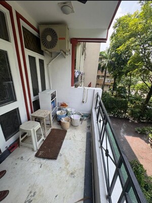 Balcony in 3 BHK Builder Floor at Kalkaji – for Rent