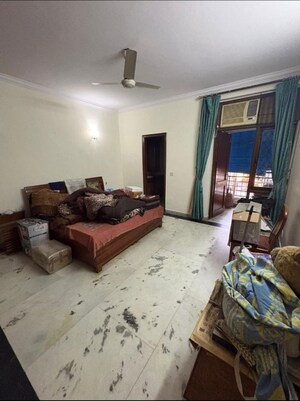 Living Room in 3 BHK Builder Floor at Kalkaji – for Rent