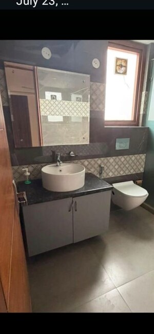 Bathroom in 3 BHK Builder Floor at Saket – for Rent