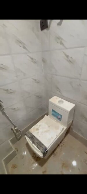Bathroom in 1 BHK Builder Floor at Mehrauli – for Rent