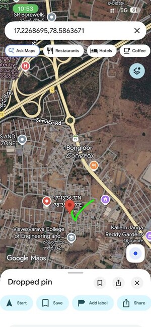  Warehouse – Map Location View at Kandlakoya - for Rent