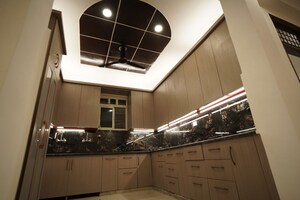 Kitchen in 3.5 BHK Builder Floor at Dilshad Colony – for Sale
