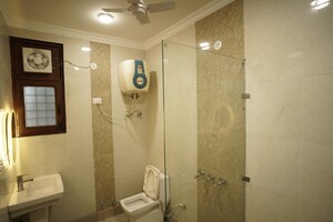 Bathroom in 3.5 BHK Builder Floor at Dilshad Colony – for Sale