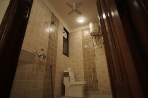 Bathroom in 3.5 BHK Builder Floor at Dilshad Colony – for Sale