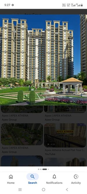 3 BHK Apartment For Sale in Apex Athena, Sector 75