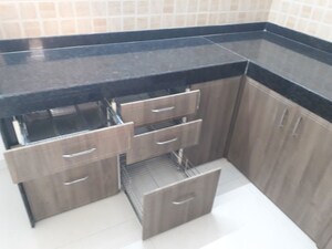 Kitchen in 3 BHK Apartment at Yogesh Gandharva Excellence, Moshi – for Rent