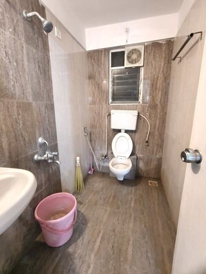 Bathroom in 2 BHK Apartment at Dhanashree Aashiyana, Undri – for Rent