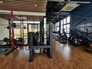 Gym in 2 BHK Apartment at Bhartiya Nikoo Homes Phase 2, Thanisandra Main Road – for Rent