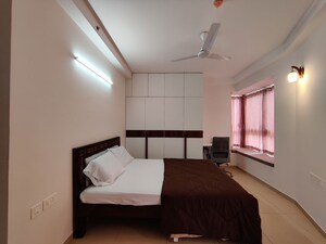 Living Room in 2 BHK Apartment at Bhartiya Nikoo Homes Phase 2, Thanisandra Main Road – for Rent