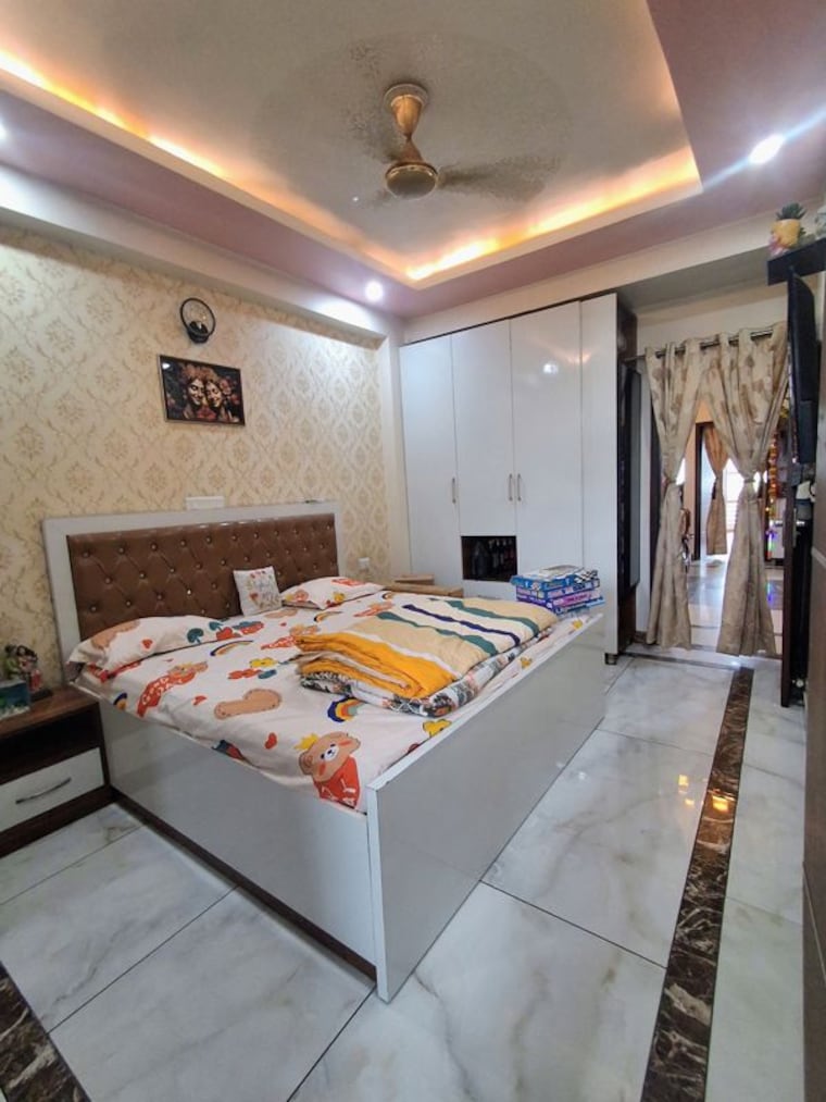 Bedroom, sector 15 3 Bedroom 1500 Sq.Ft. Builder Floor In Sector 15 Gurgaon 10582595