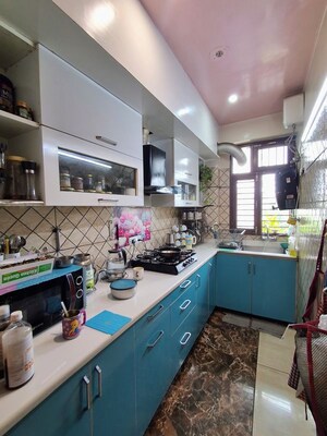 Kitchen in 3 BHK Builder Floor at Sector 15 – for Rent