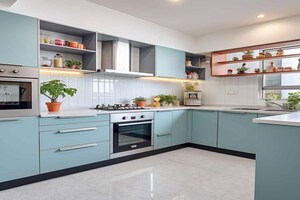Kitchen in 3 BHK Apartment at Vian Mrida, Kollur – for Sale
