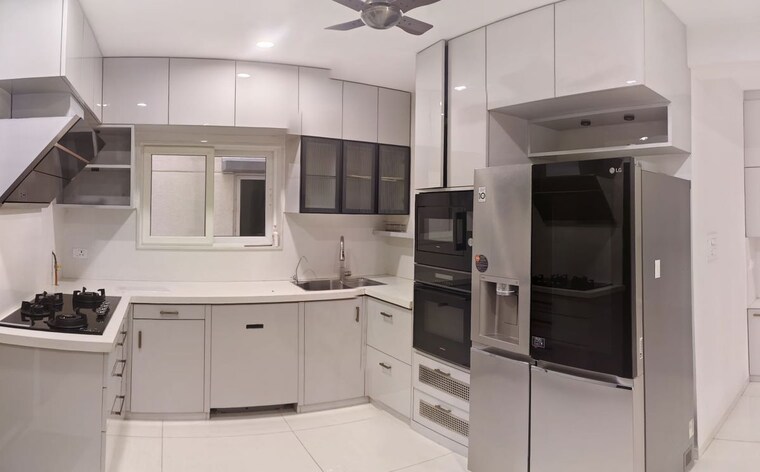 Kitchen, rajapushpa-eterna 3 Bedroom 2680 Sq.Ft. Apartment In Nanakramguda Hyderabad 10582629