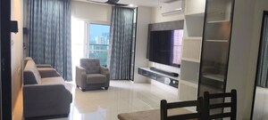 Living Room in 3 BHK Apartment at Rajapushpa Eterna, Nanakramguda – for Rent