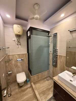 Bathroom in 3 BHK Builder Floor at Greater Kailash ii – for Rent