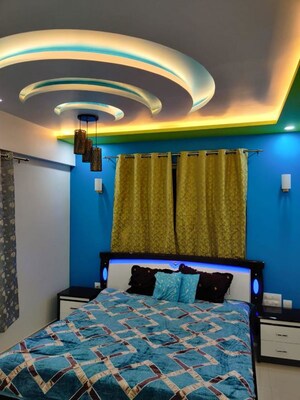 Bedroom in 4 BHK Apartment at Sharada Alliance Akashparv, Bavdhan – for Rent