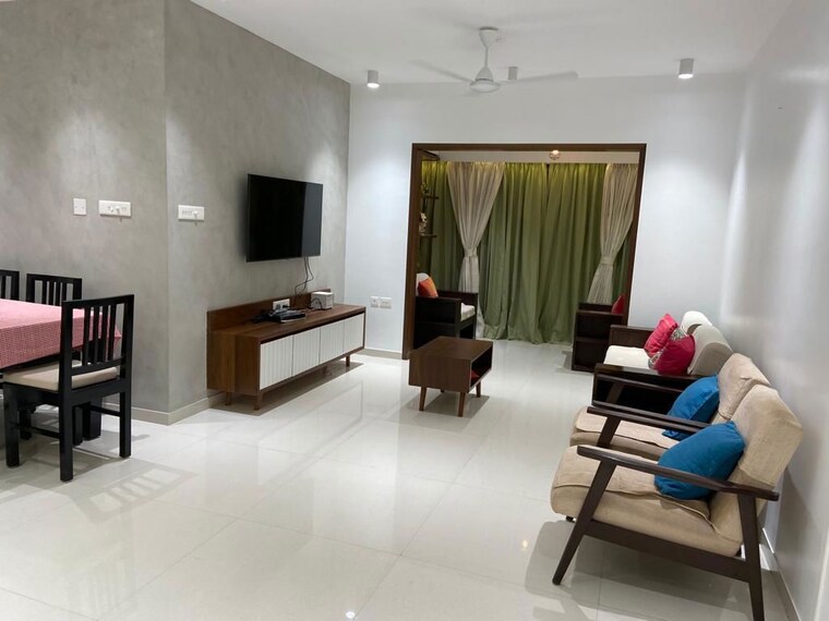 Living Room, swapna-shilp 2 Bedroom 1130 Sq.Ft. Apartment In Kothrud Pune 10582696
