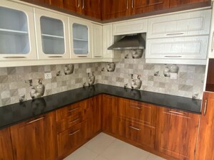 Kitchen in 3 BHK Apartment at Mantri Webcity, Hennur Road – for Rent