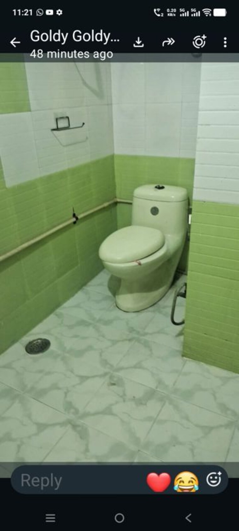 Bathroom, sector 19 1 RK 500 Sq.Ft. Builder Floor In Sector 19 Noida 10582741
