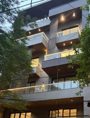 4 BHK Builder Floor – Exterior View View at Green Park Extension - for Sale