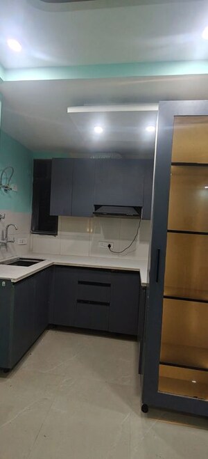 Kitchen in 2 BHK Builder Floor at Chattarpur – for Rent