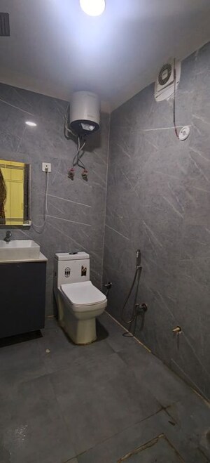 Bathroom in 2 BHK Builder Floor at Chattarpur – for Rent