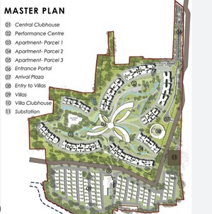 Master Plan in 3 BHK Apartment at Prestige Park Grove, Whitefield – for Sale