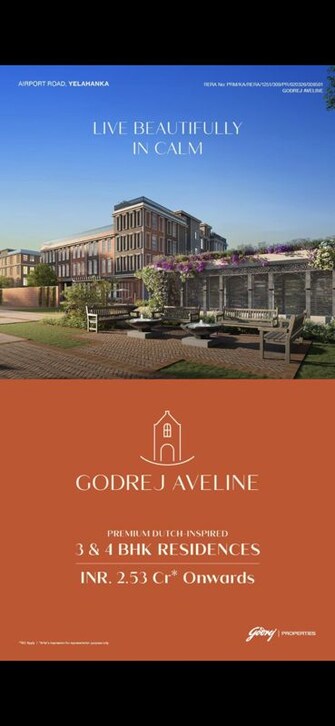 3 BHK 1907 Sq.Ft. Apartment in Godrej Aveline