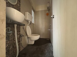 Bathroom in 3 BHK Apartment at Godrej Emerald, Ghodbunder Road – for Rent