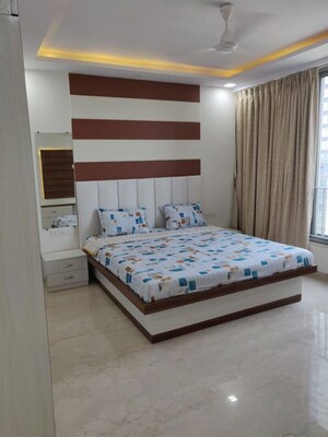 Bedroom in 3 BHK Apartment at Vasant Valley Complex, Malad East – for Rent
