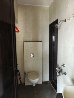 Bathroom in 3 BHK Apartment at Godrej Emerald, Ghodbunder Road – for Rent