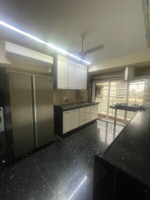 Kitchen in 4 BHK Apartment at Khar West – for Rent